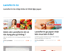 Tablet Screenshot of lactoferringx.com